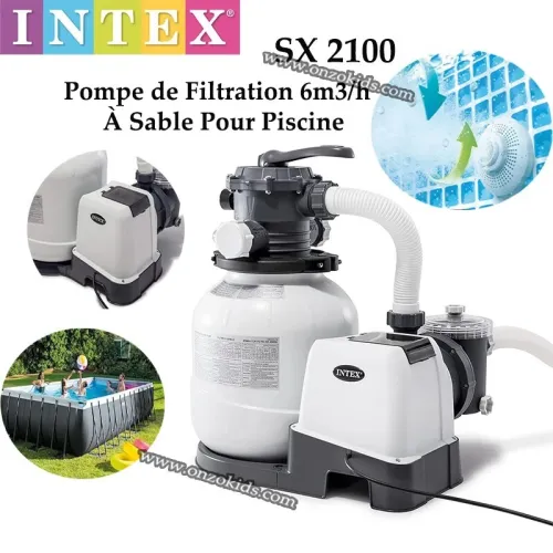 Pompe de Filtration à Sable Pour Piscine SX 2100 - Intex