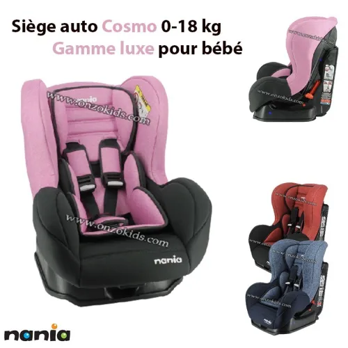 Siège auto Cosmo 0-18 kg - Gamme luxe pour bébé - Nania