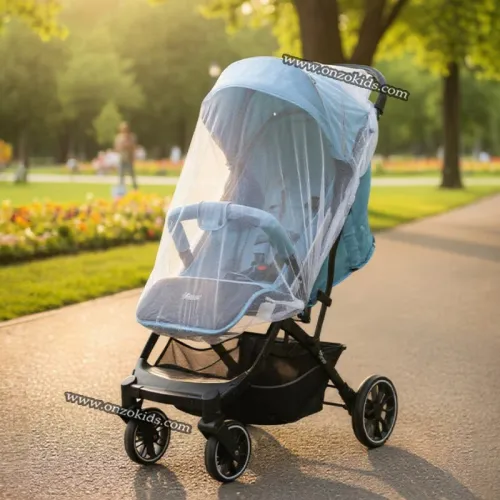 Poussette de luxe Compacte avec cache Pieds pour voyage - Requin
