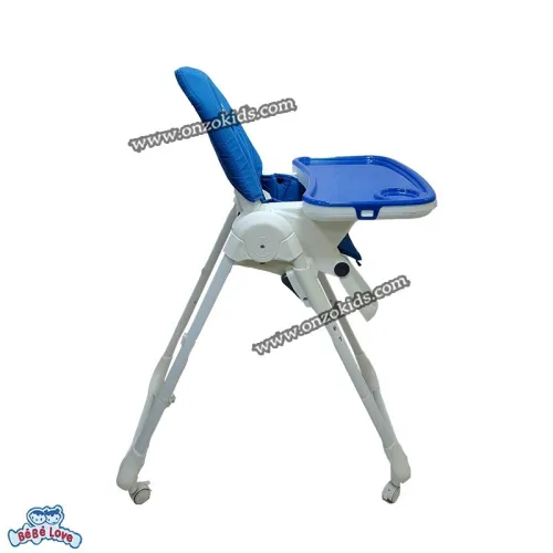 Chaise haute réglable au 07 niveaux avec roulettes pour bébé | Bébé love