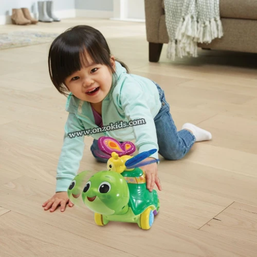 Pousse Pousse tortue lumineuse et musicale pour bébé | Vtech