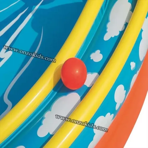 Piscine avec Toboggan 265x265x104 cm Bestway
