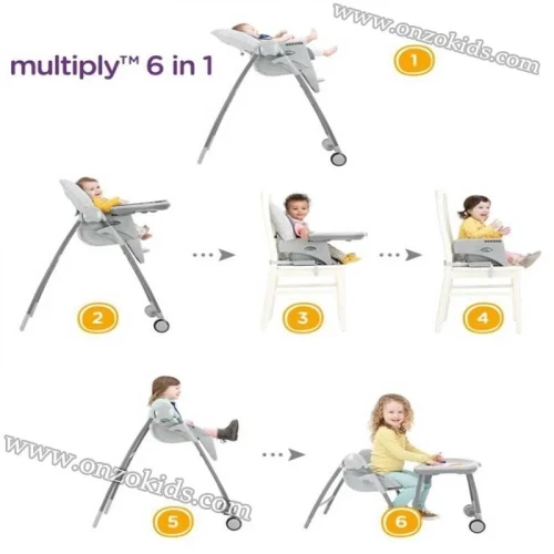 Chaise haute Multiply 6 en 1 Joie