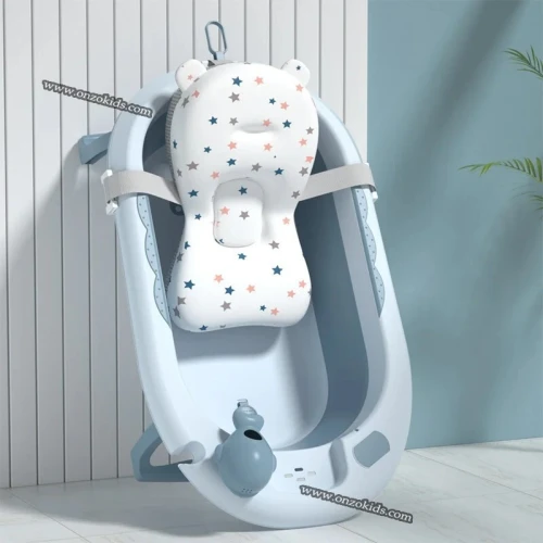 Baignoire pliable avec coussin réducteur confortable