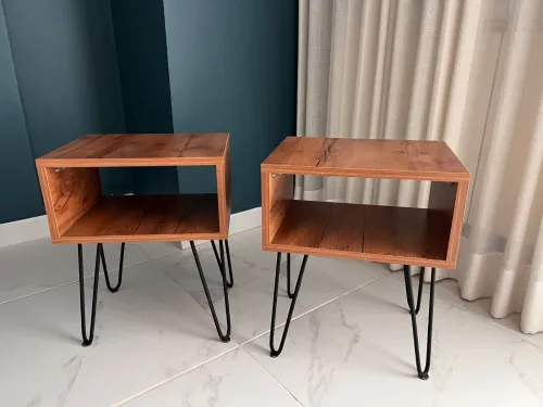 Table de chevet moderne en hêtre 