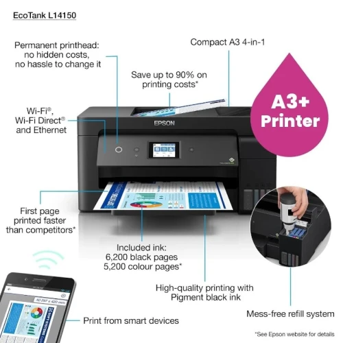 Imprimante Epson EcoTank L14150 (Neuf jamais utilisé).
