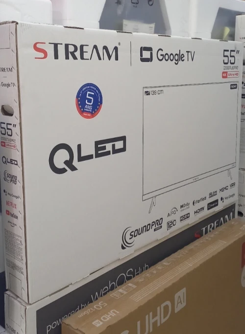 STREAM 55 4K QLED 120 HERTZ GOOGLE TV