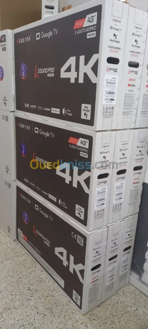 STREAM 43 4K GOGLE TV SOUND PRO