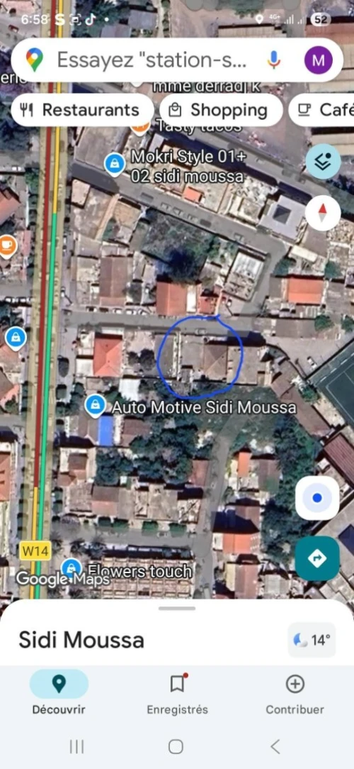 Vente Terrain Alger Sidi moussa