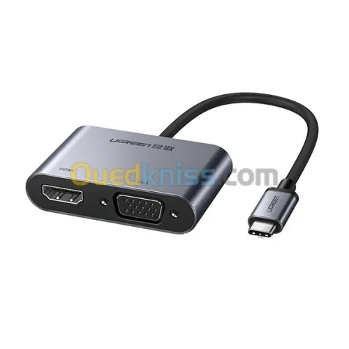 Adaptateur USB-C vers HDMI + VGA + USB 3.0 UGREEN REF : 50505