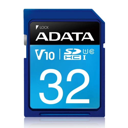 CARTE MEMOIRE ADATA 32Go SDHS CLASSE 10 PREMIE Jusqu'à 100 Mo / 25 Mo par seconde