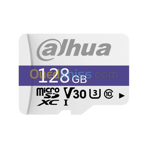 CARTE MEMOIRE MICRO SD DAHUA C100 SDHC C10/U3/V30  128GO / 256GO / 512GO