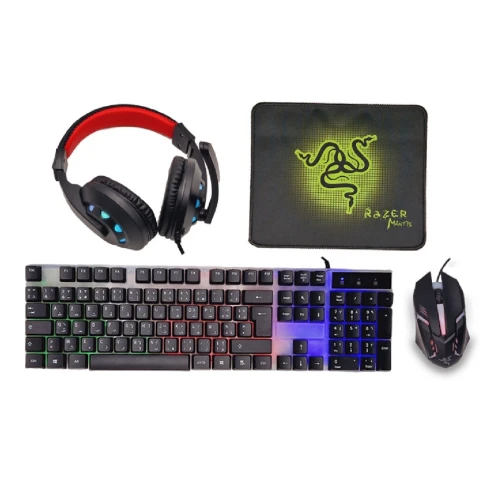Combo gaming RAZER TF-240 4-en-1 ( Clavier + Souris + Casque + Tapis )