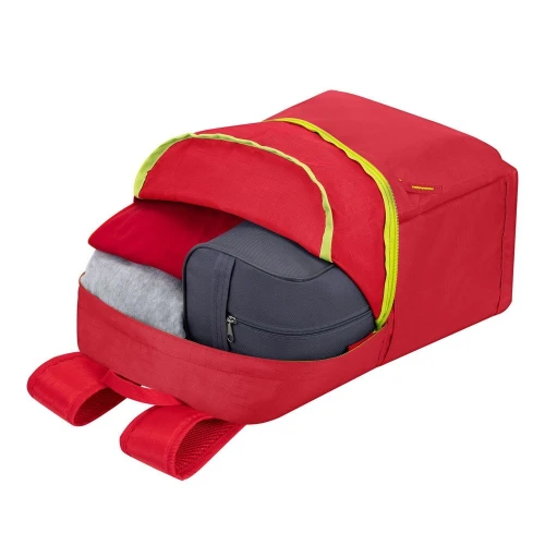 SAC A DOS RIVACASE 5562 15.6 URBAIN GRIS / ROUGE 24L