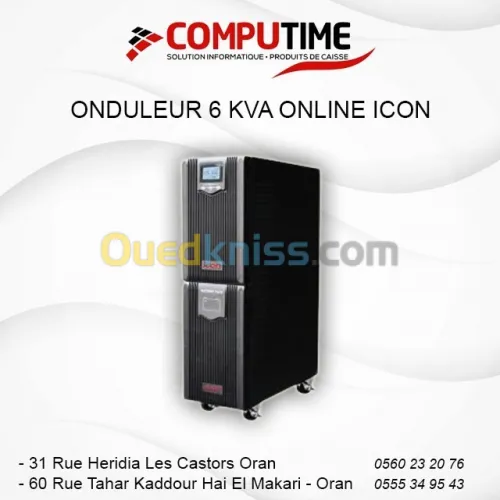 ONDULEUR 6KVA ONLINE ICON