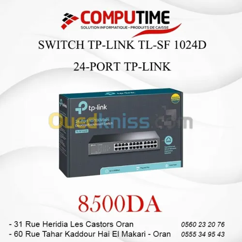 SWITCH TP-LINK TL-SF 1024D 24-PORT TP-LINK