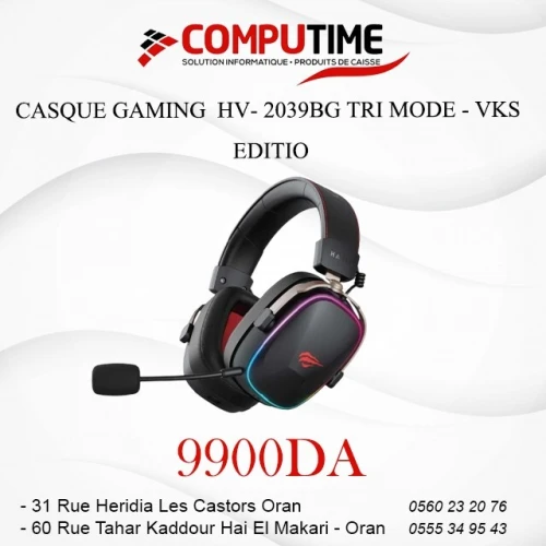 CASQUE GAMING  HV- 2039BG TRI MODE - VKS  EDITIO