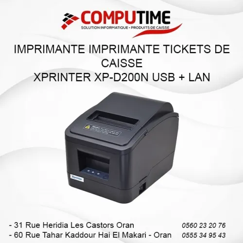 IMPRIMANTE TICKETS XPRINTER XP-D200N USB + LAN 