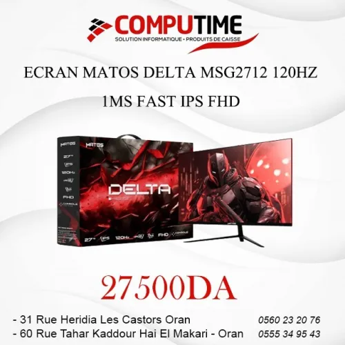 ECRAN MATOS DELTA MSG2712 120HZ 1MS FAST IPS FHD TYPE C