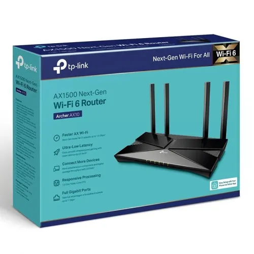 ROUTER TP-LINL WIFI 6 AX10 AX1500 GIGABIT
