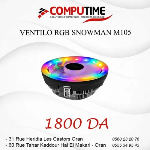 Ventilo RGB SNOWMAN M105