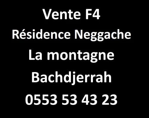 Vente Appartement F4 Alger Bachdjerrah