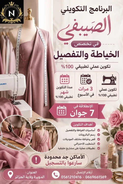 تكوين في الخياط  والتفصيل