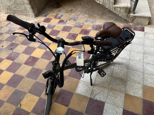 Vélo pliant électrique e fold 500 vert