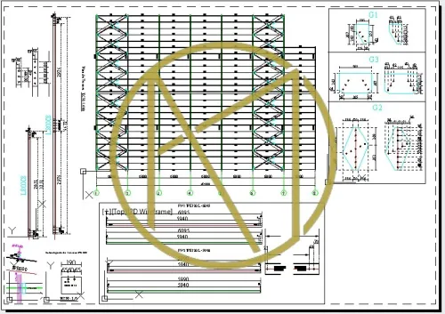 ETUDE Charpente Métallique  & Dessin Charpente Métallique (TEKLA , AUTOCAD , ROBOT , IDEA STATICA & LUMION )