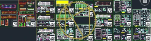 Dessin hangar Autocad