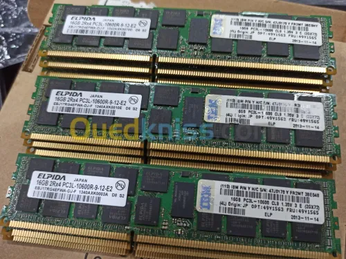 RAM SERVEUR 8GB 16GB Hynix Elpida Dell PC3L-10600R