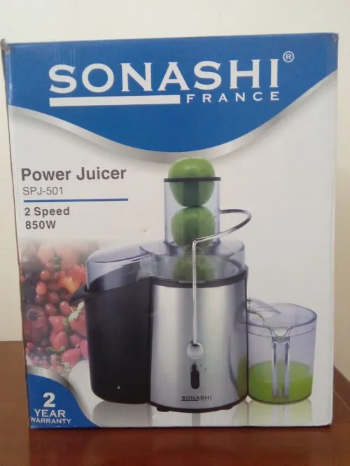 Centrifugeuse Extracteur de jus Sonashi 850W  عصارة الفواكه سوناشي