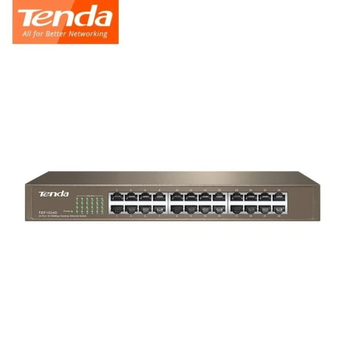 Switch 24 Ports 10/100M Rack Desktop TENDA TEF1024D