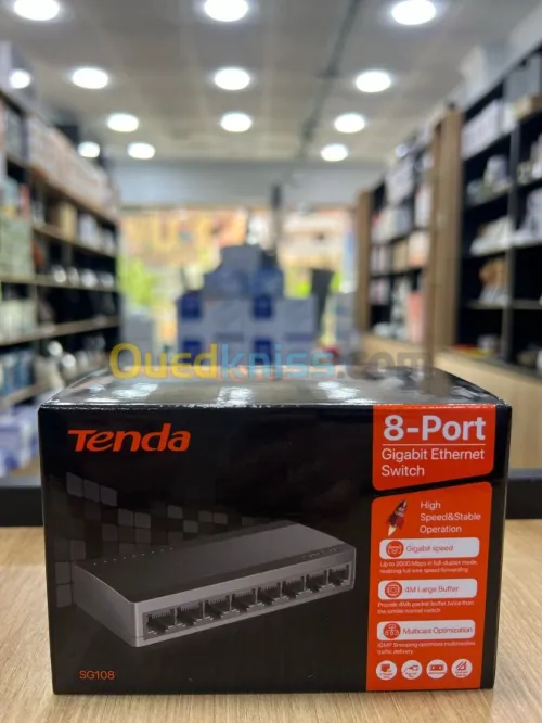 SG108 Switch Tenda 8 Ports Giga 10/100/1000 non manageable 