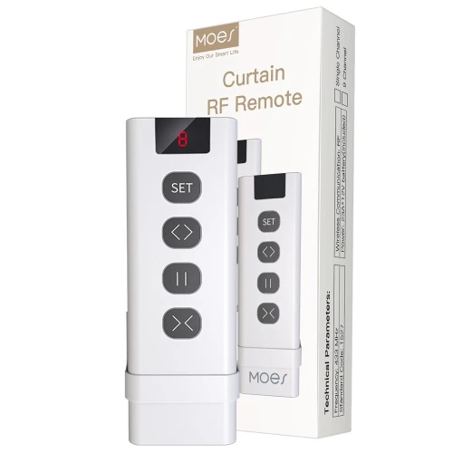 MOES Smart RF433 Transmitter Remote for Curtain 9 Channels