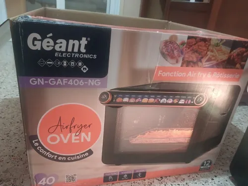 Géant Four Electrique 40L Air Fryer Intégré Noir Gold - GN-GAF406-NG Noir G