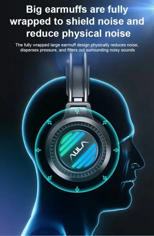 AULA S606 Wired Gaming Headset