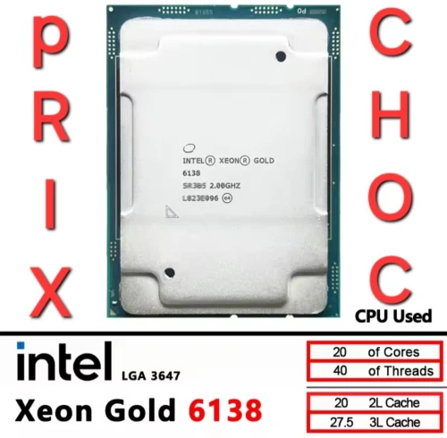 Processeur Intel Xeon Gold 6138