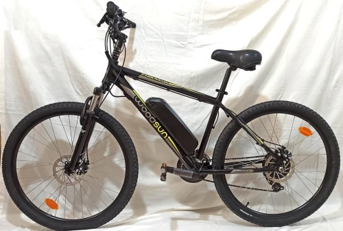 VTT ELECTRIQUE 100% française '' E-mountain Woodsun '' دراجة كهربائية