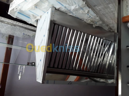 Hotte dextraction en inox 1m