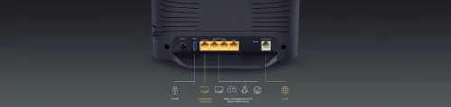 Modem-routeur D-Link VDSL2/ADSL2+ Wi-Fi AC1200 Wave 2 Dual-Band avec 4 ports Gigabit DSL-3788