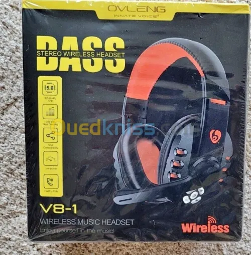 Casque Gaming 5G Wireless V8-1 Music OVLENG