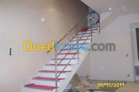 menuiserie aluminium , plafond en pvc 