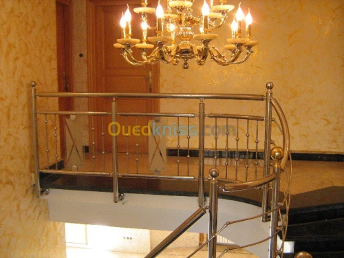 rampe escalier en inox