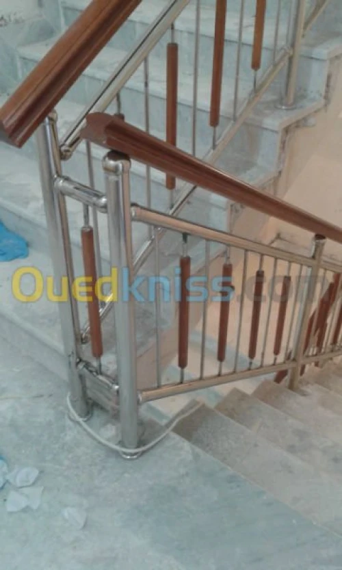rampe escalier en inox