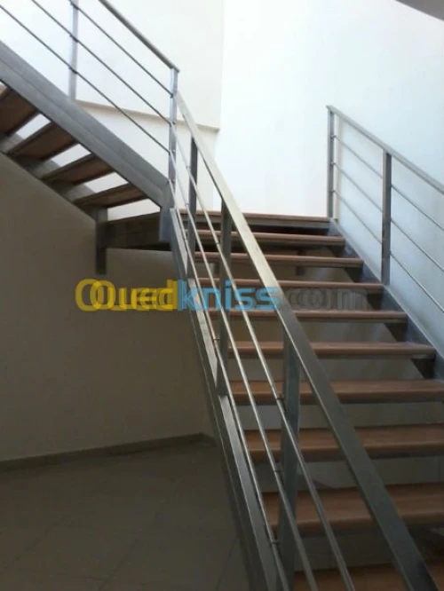 rampe escalier en inox