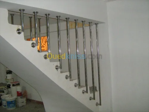 rampe escalier en inox