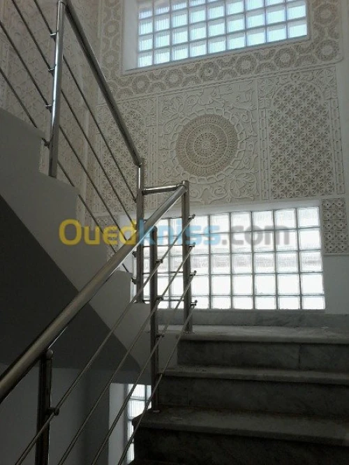 rampe escalier en inox