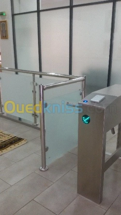 rampe escalier en inox