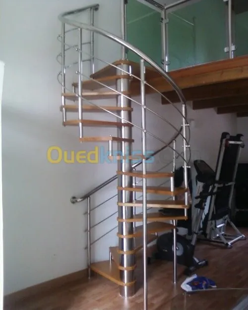 rampe escalier en inox